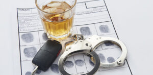 alcohol handcuffs fingerprints dui